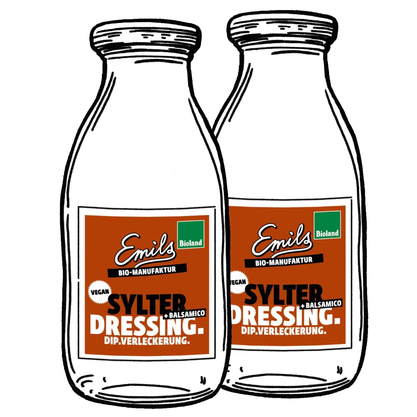 Veganes Sylter Dressing + Balsamico 250 ml**