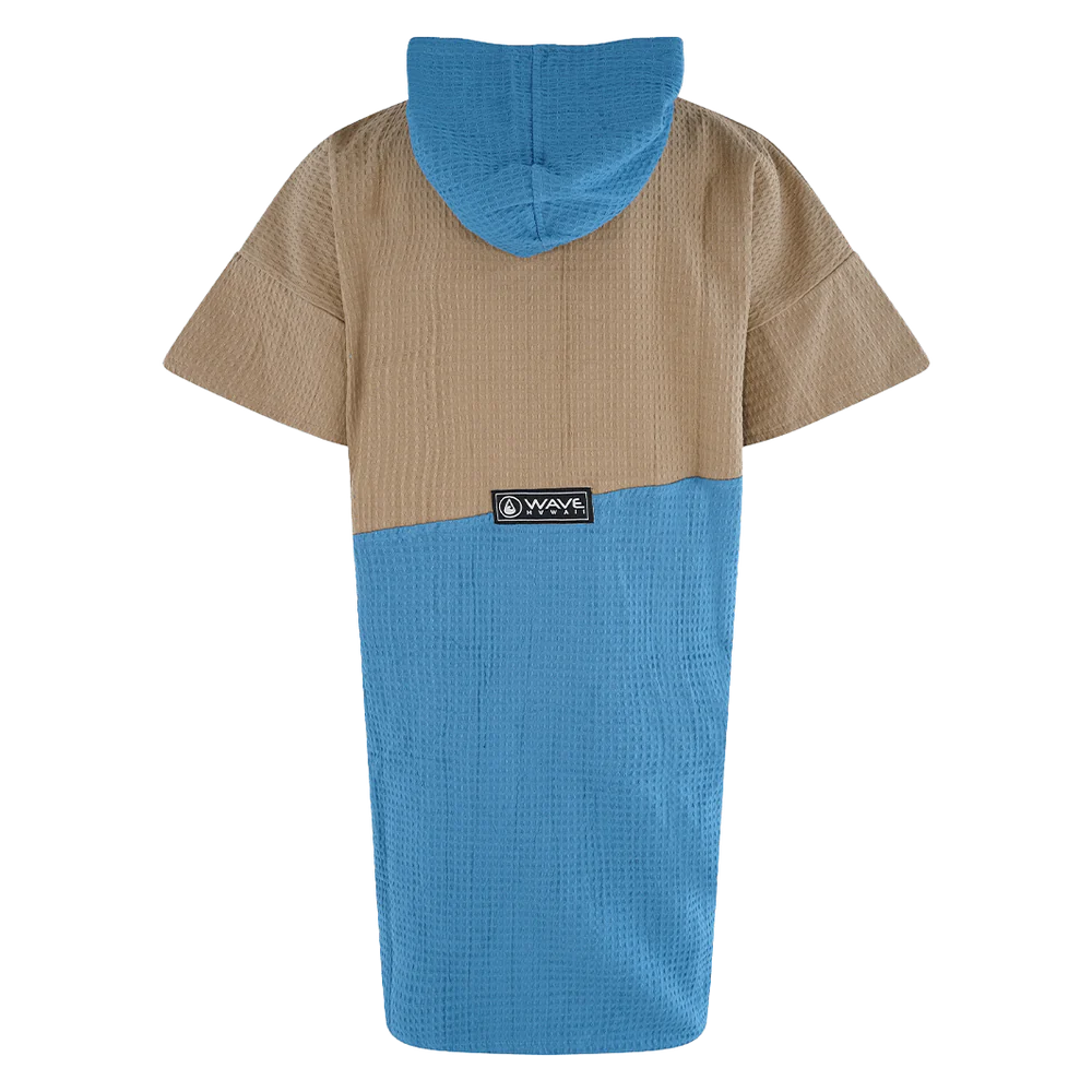 Travel Poncho Lighd, Baumwolle Waffle Piquee