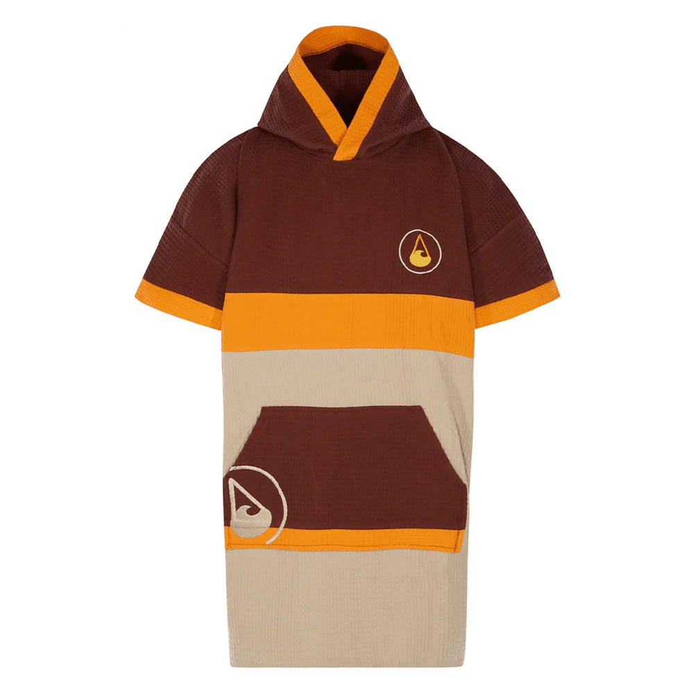 Travel Poncho Porlamar, Baumwolle Waffle Piquee