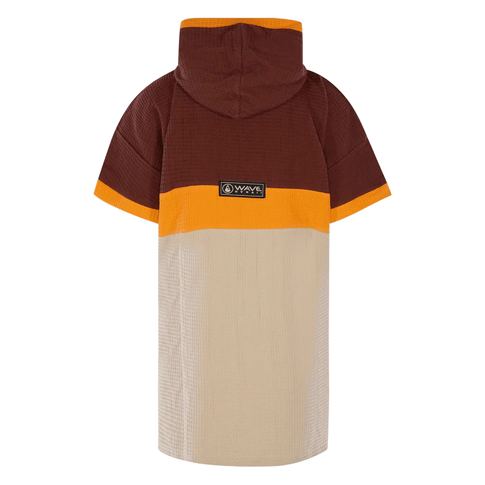 Travel Poncho Porlamar, Baumwolle Waffle Piquee