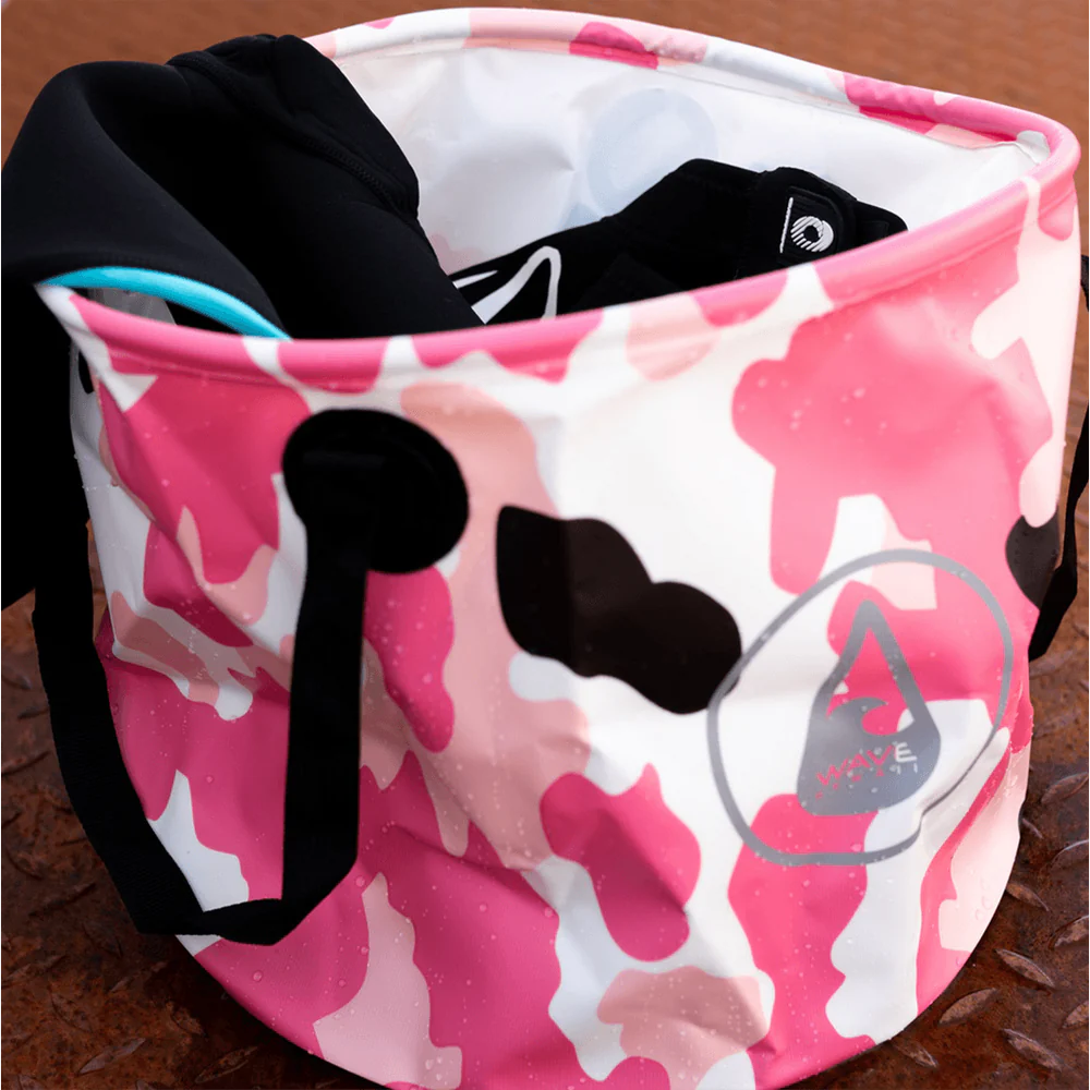 WAVE HAWAII Beach Bucket, camou pink