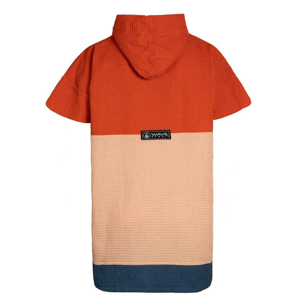 Travel Poncho Wailua V2, Baumwolle Waffle Piquee