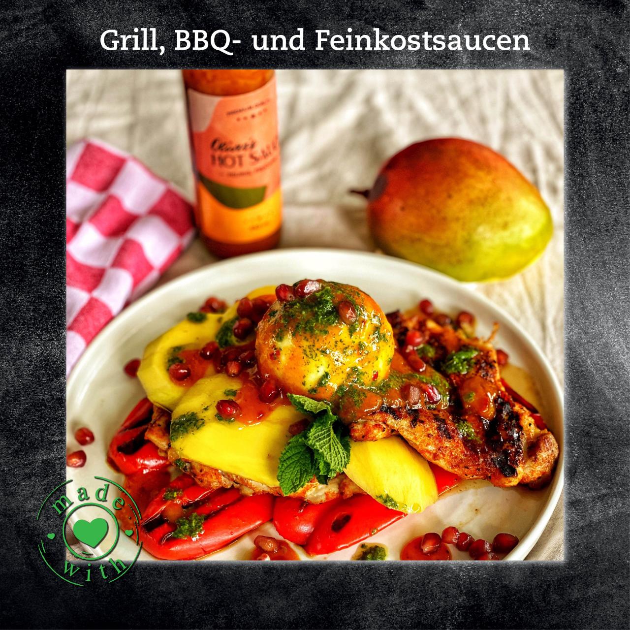 World BBQ Champion Olivers HOT SAUCE -Feurig, Fruchtig-