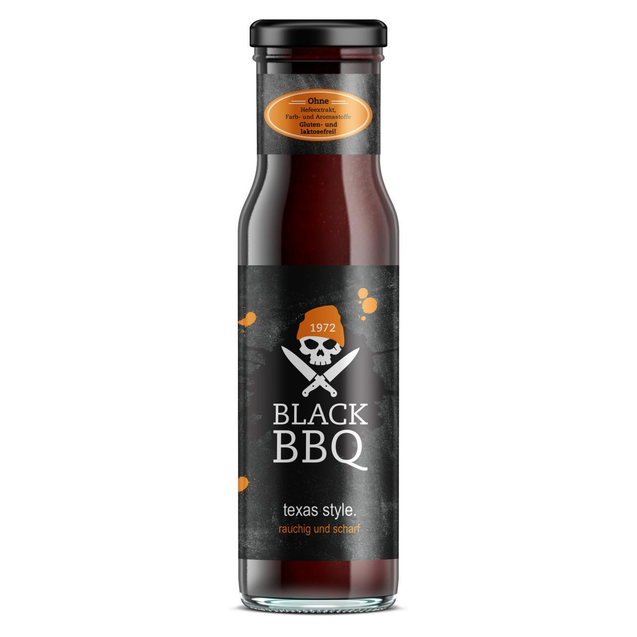 Black BBQ texas style. rauchig und scharf