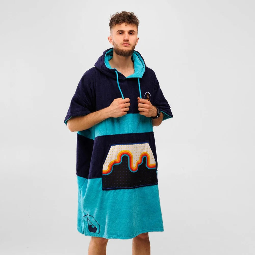 Poncho Bluebow, Baumwolle Velours