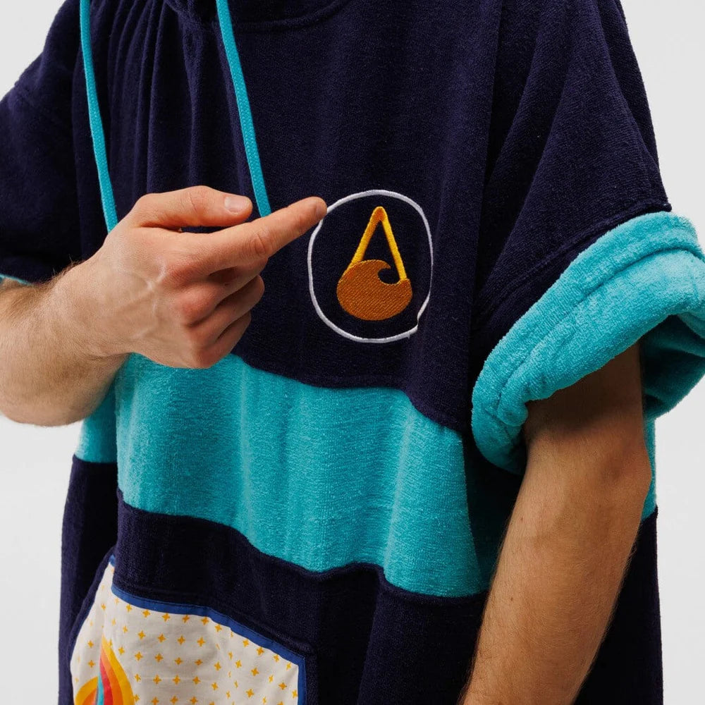 Poncho Bluebow, Baumwolle Velours