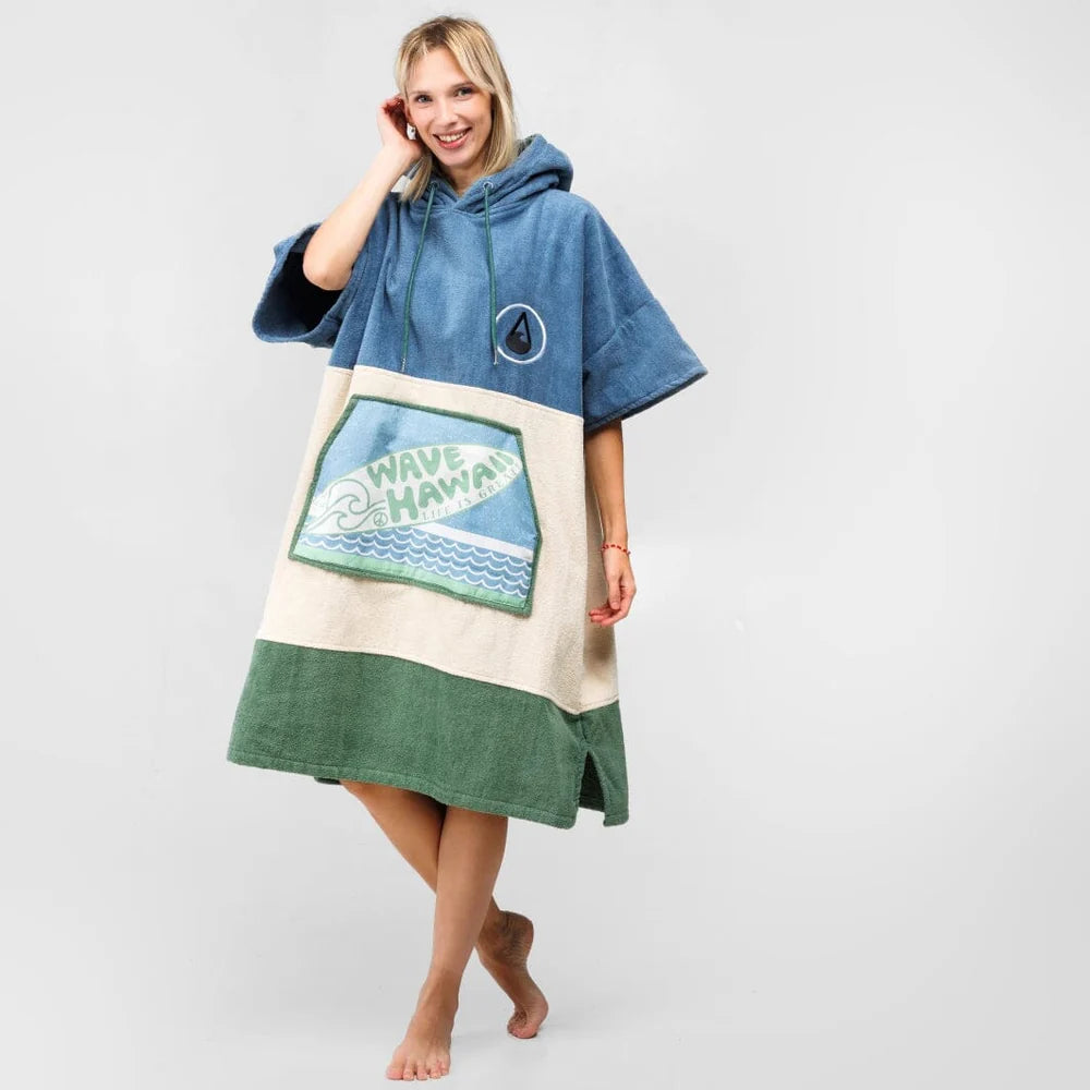 Poncho Curitiba, Baumwolle Velours
