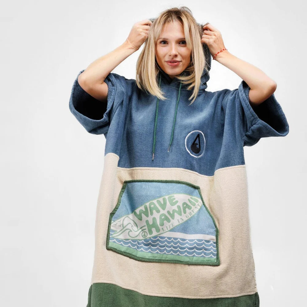 Poncho Curitiba, Baumwolle Velours