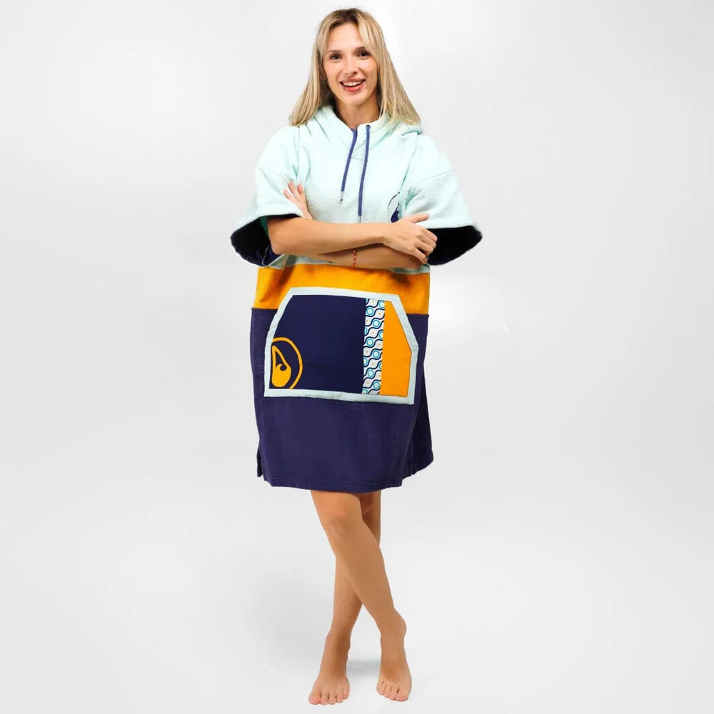 Poncho Maneiro, Baumwolle Velours - Sonderpreis - ohne Kordel