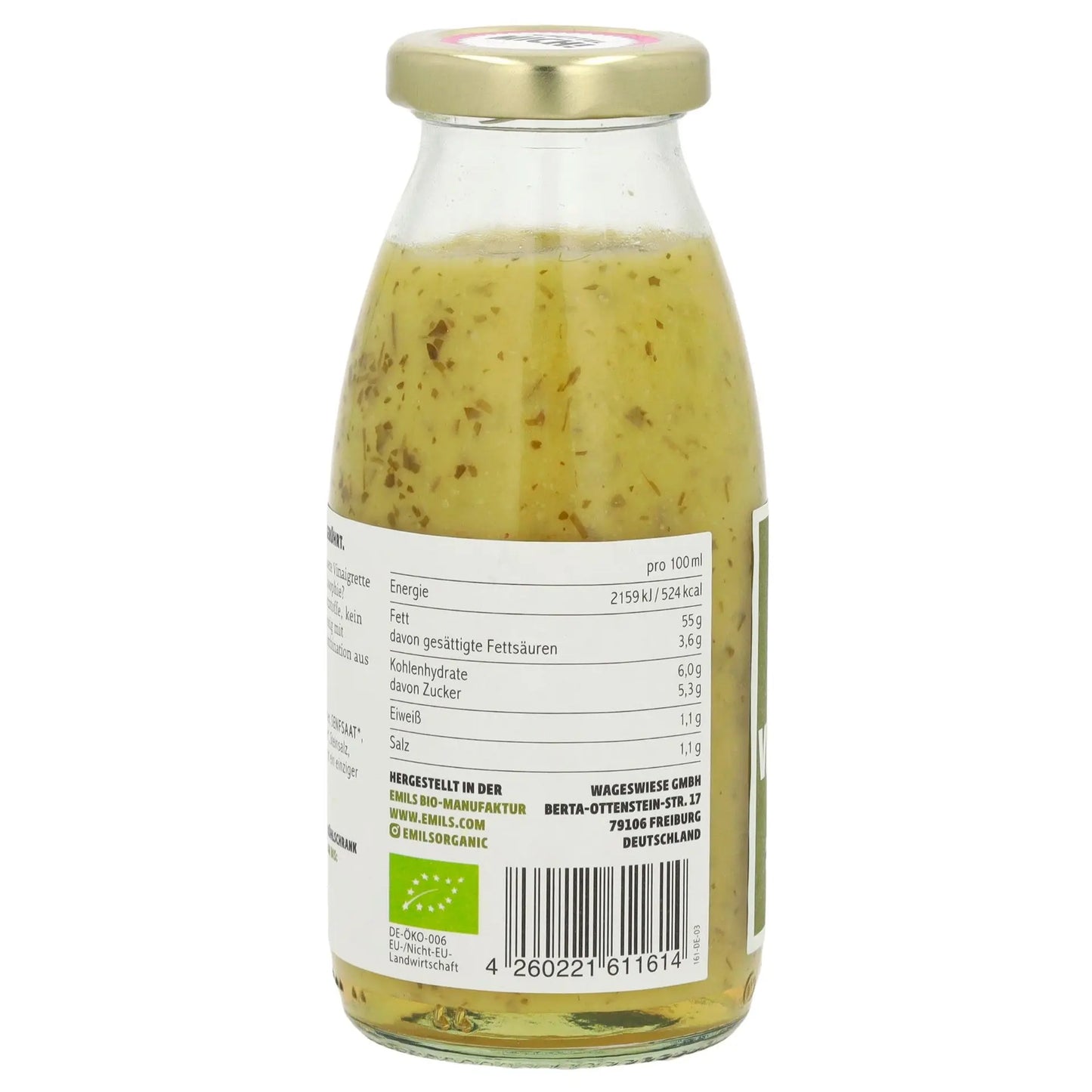Vegane Französische Vinaigrette 250 ml**