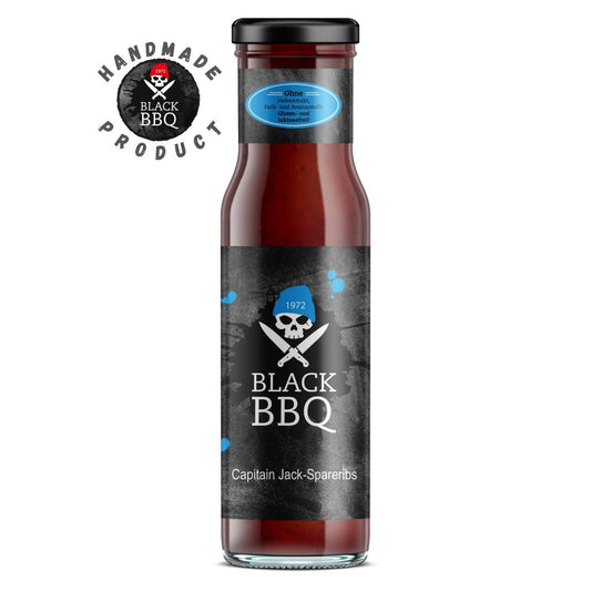 Black BBQ Captain Jack Spareribs