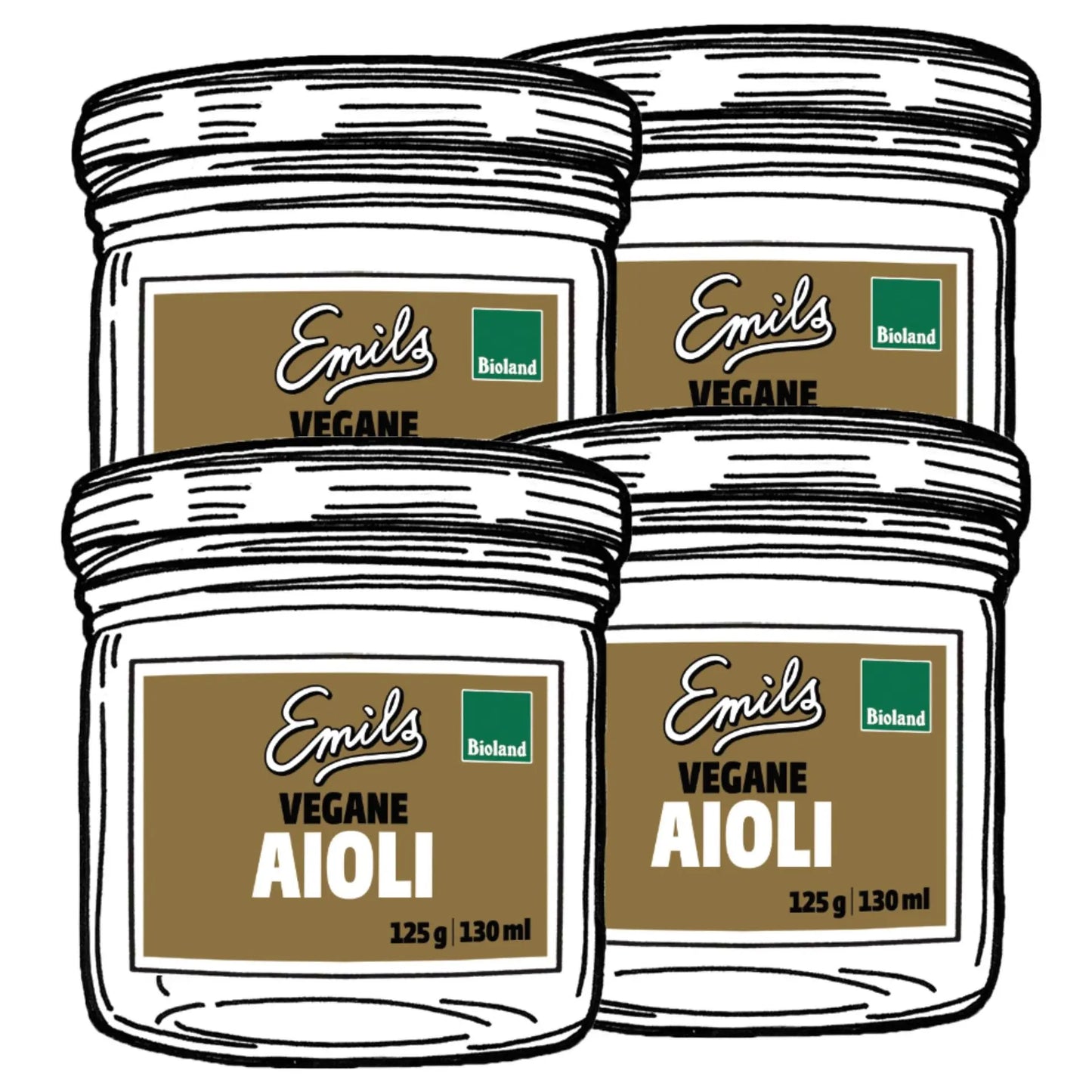Vegane Aioli 130 ml**