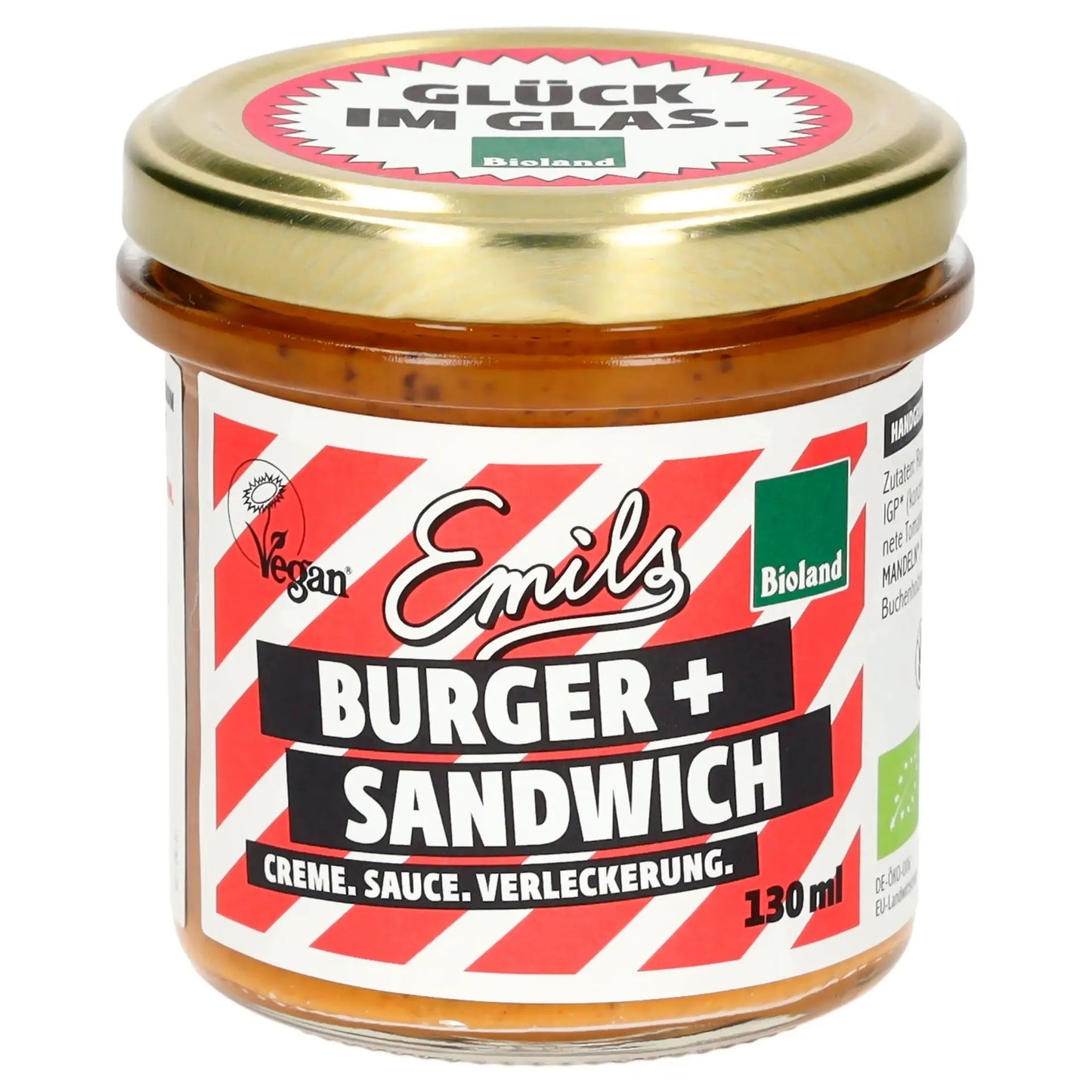 Vegane Burger- und Sandwichcreme 130 ml**