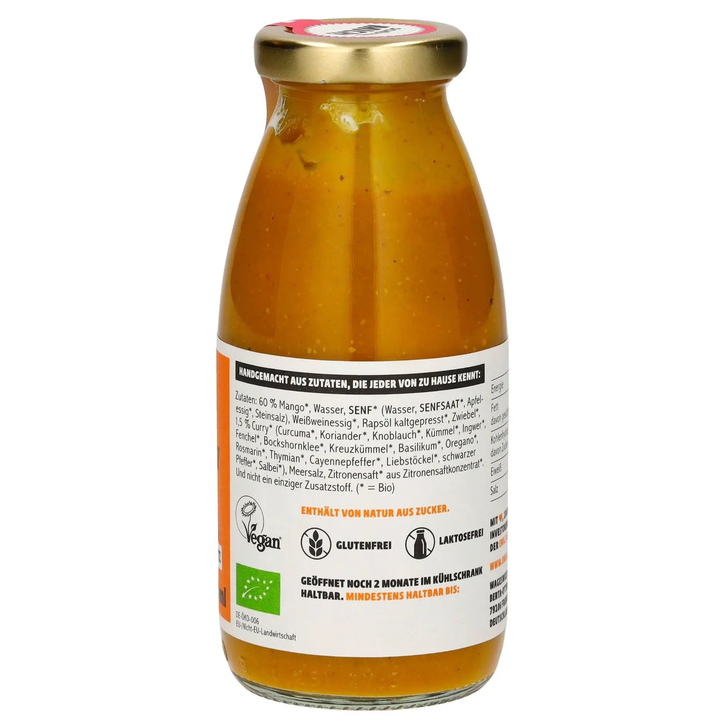 Mango Curry Sauce 250 ml**