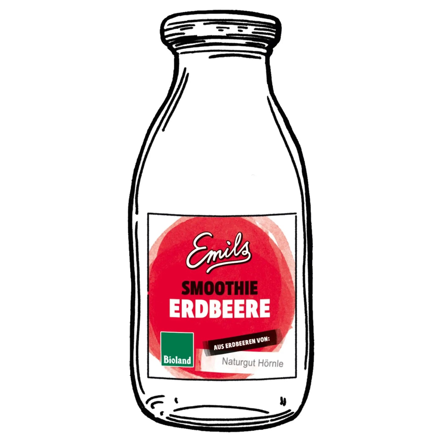 Smoothie Erdbeere 250 ml**