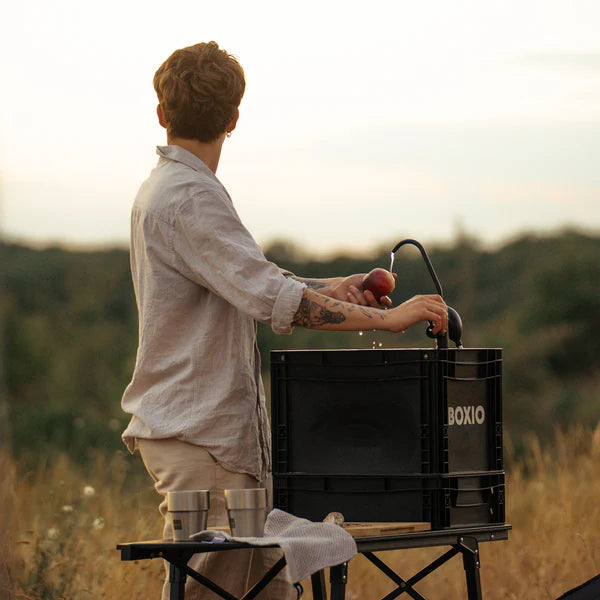 BOXIO WASH Dein mobiles Waschbecken