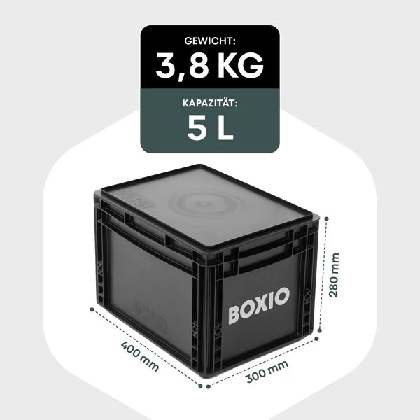 BOXIO WASH PLUS Mobiles Waschbecken mit Campingdusche