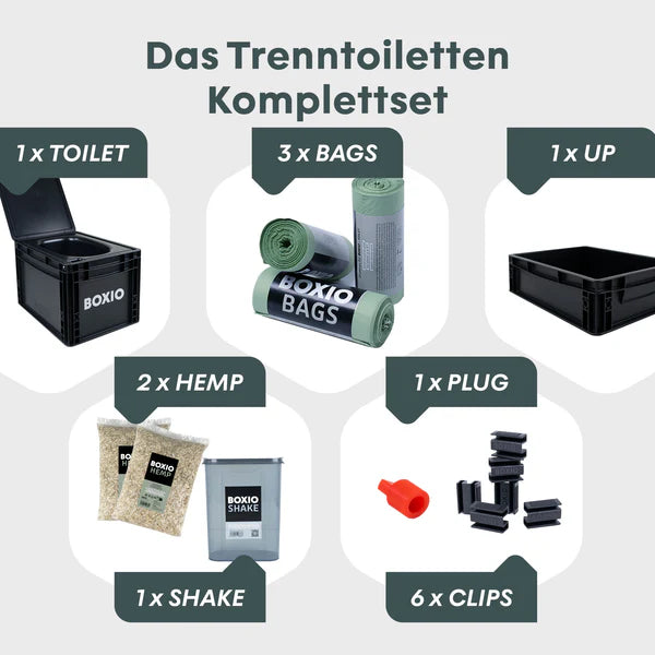 BOXIO TOILET MAX+ Trenntoilette Komplettset