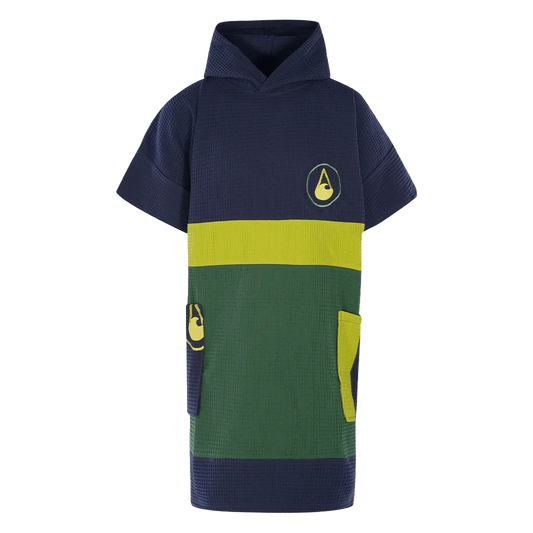 Travel Poncho Pampatar, Baumwolle Waffle Piquee