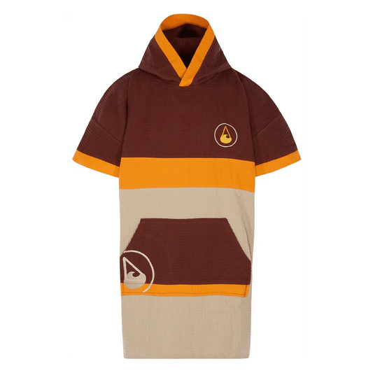 Travel Poncho Porlamar, Baumwolle Waffle Piquee