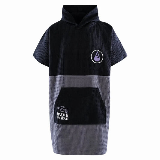 Travel Poncho El Yaque, Baumwolle Waffle Piquee