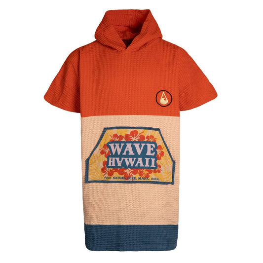 Travel Poncho Wailua V2, Baumwolle Waffle Piquee