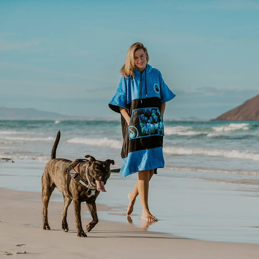 Poncho Jellygang, Baumwolle Velours