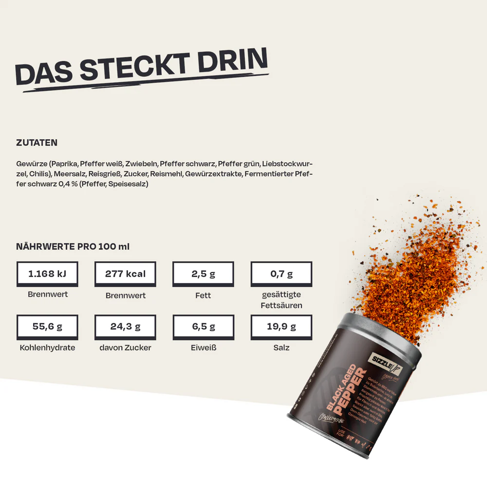 Black Aged Pepper