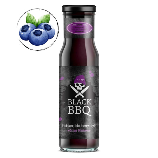 Black BBQ Louisiana style würzige Blaubeere