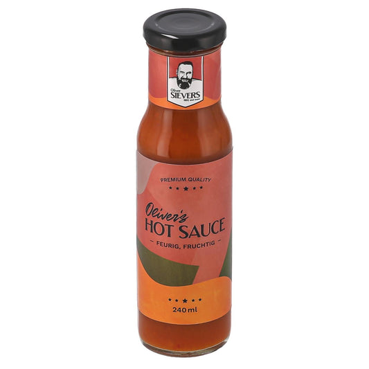World BBQ Champion Olivers HOT SAUCE -Feurig, Fruchtig-