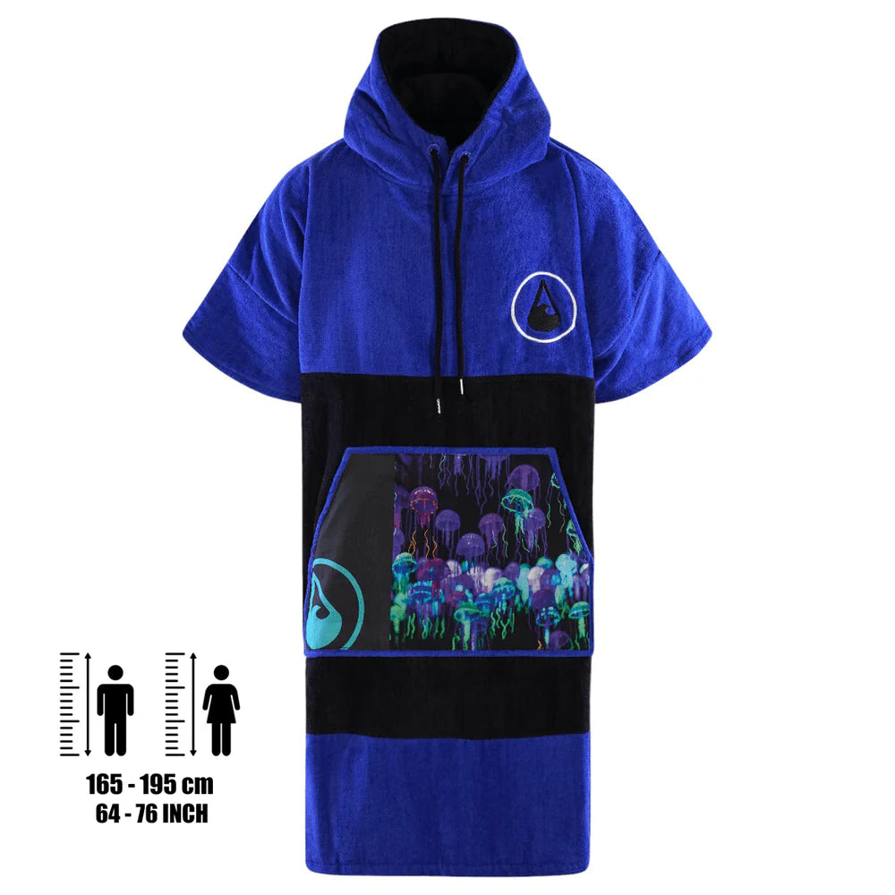 Poncho Jellygang, Baumwolle Velours