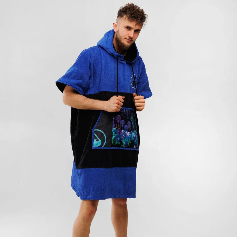 Poncho Jellygang, Baumwolle Velours